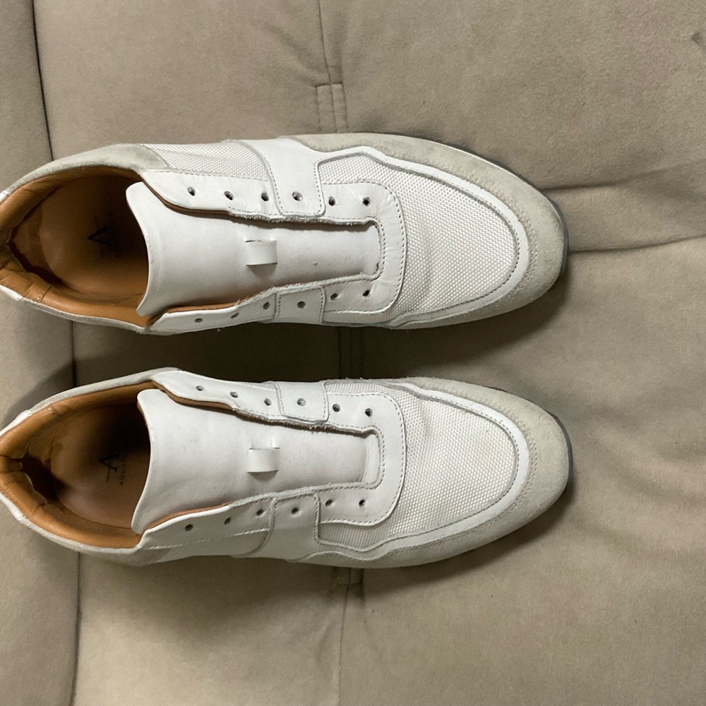 Aquatalia sneakers tennis shoes white 9.5 men’s